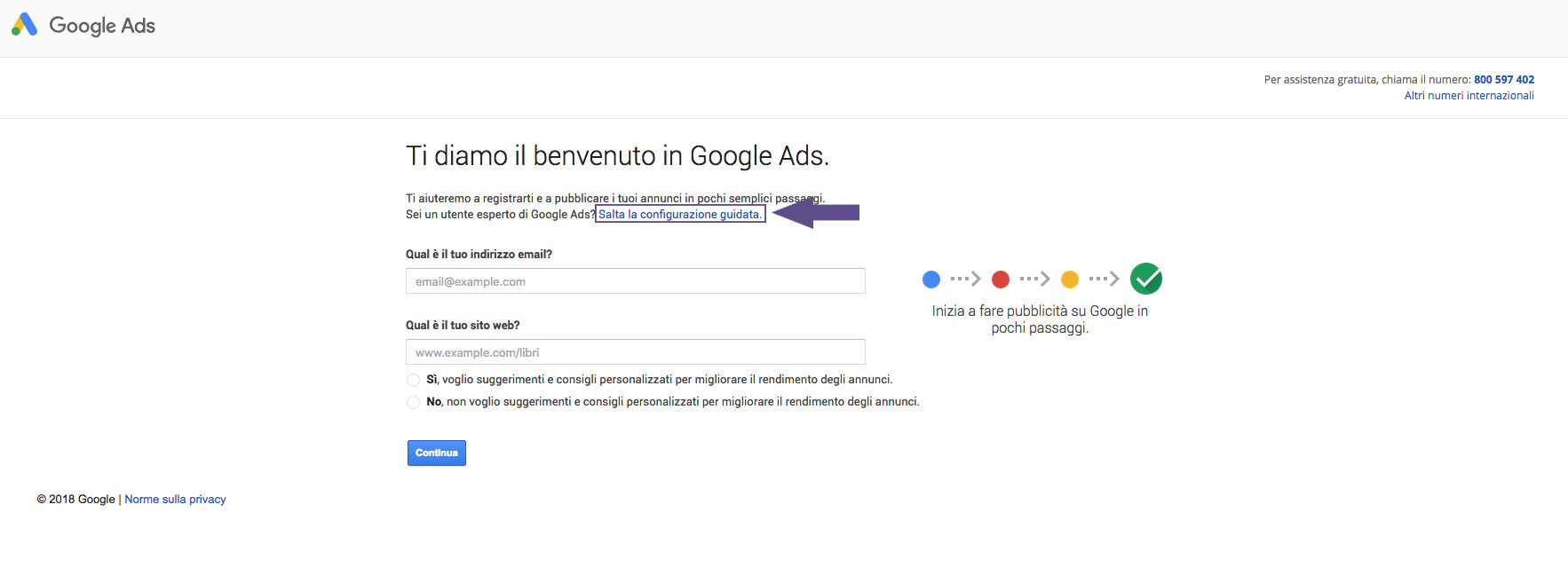 Come accedere a Google Ads per non arrivare a Google Ads Express - sem-seo.it